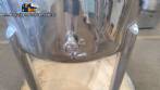Hermetic reservoir tank in 316 stainless steel 600 liters