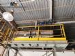 Gas-fired steam boiler with horizontal fire-tube burner Collins