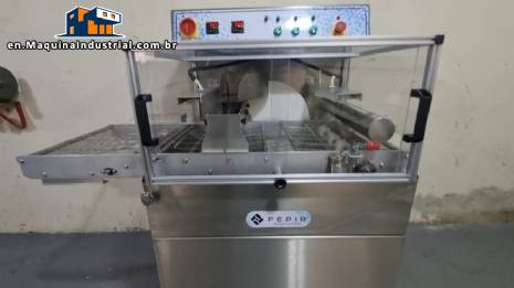 Stainless steel chocolate coating machine 450 mm FEPIR
