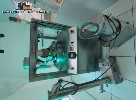 Neuberger rotary tablet press, 20 punches, 900 tablets per minute.