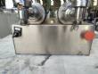 Stainless steel benchtop filling machine for liquids and viscous products