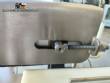 Labeling machine for dropper bottles with double printhead transparent stainless steel label