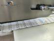 Labeling machine for dropper bottles with double printhead transparent stainless steel label
