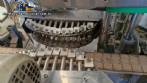 Automatic stainless steel labeling machine with two heads for Narita self-adhesive labels