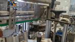 Automatic stainless steel labeling machine with two heads for Narita self-adhesive labels