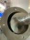 Inclined screw conveyor with stainless steel silo