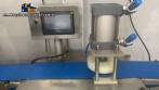 Machine for flattening and thinning biscuit dough 120 units per minute