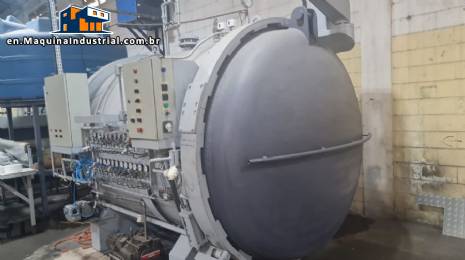 Autoclave for manufacturing laminated, multi-laminated and bulletproof glass - MGO Machines