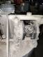 Polymer mixing tank with stainless steel shaft and diaphragm pump, 300 liters.