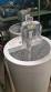 Polymer tank with stainless steel shaft and diaphragm pump