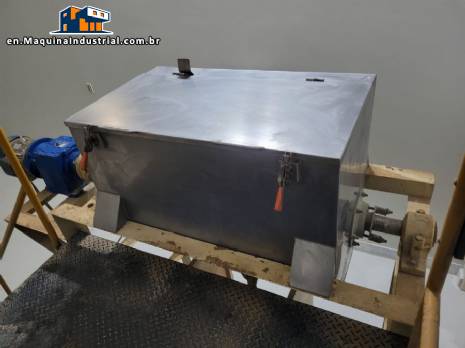 Stainless steel horizontal mixer