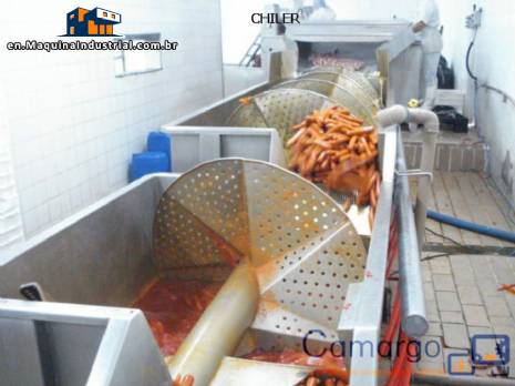 Complete line for the production of sausages among other