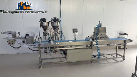 Forming, filling, and dosing conveyor belt machine for laminated doughs, savory pastries, PANITEC Lynea
