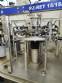 Zegla automatic three-block bottling machine with capper and rinser for wine glass bottles with corks.