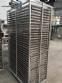 Marcepan electric rotary oven in stainless steel with double trolley.