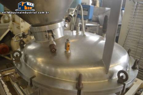 170 liter stainless steel reactor