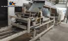 Continuous line laminator, cutter and folder for long dry pasta (tagliatelle).