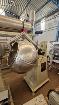 Coating machine with slats and stainless steel bowl 100 liters Coating machine with slats and stainless steel bowl 100 liters