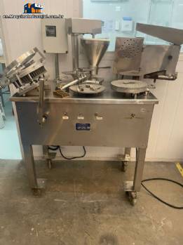 Erli semi-automatic stainless steel capping and filling machine for capsules 0 and 1. Erli semi-automatic stainless steel capping and filling machine for capsules 0 and 1.