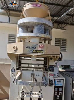 Matisa automatic dosing packaging machine for granulated and granular products. Matisa automatic dosing packaging machine for granulated and granular products.