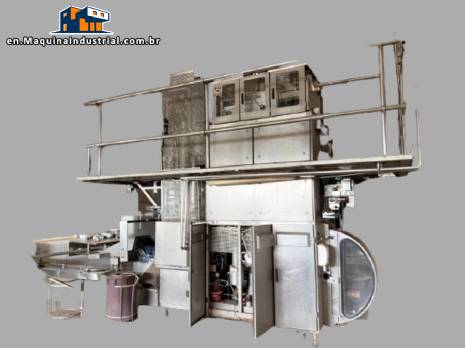 Tetra Pak TBA 19 filling line with straw applicator and Cardboard case packer Tetra Pak TBA 19 filling line with straw applicator and Cardboard case packer