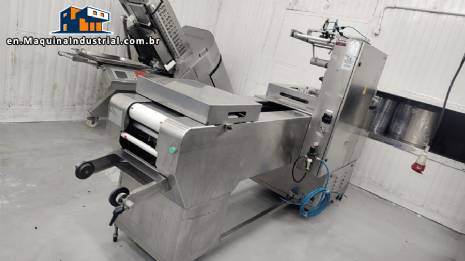 ULMA TF - MINI stainless steel thermoforming packaging sealer with vacuum and ATM. ULMA TF - MINI stainless steel thermoforming packaging sealer with vacuum and ATM.